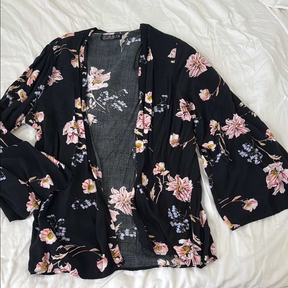 Floral Kimono Cardigan